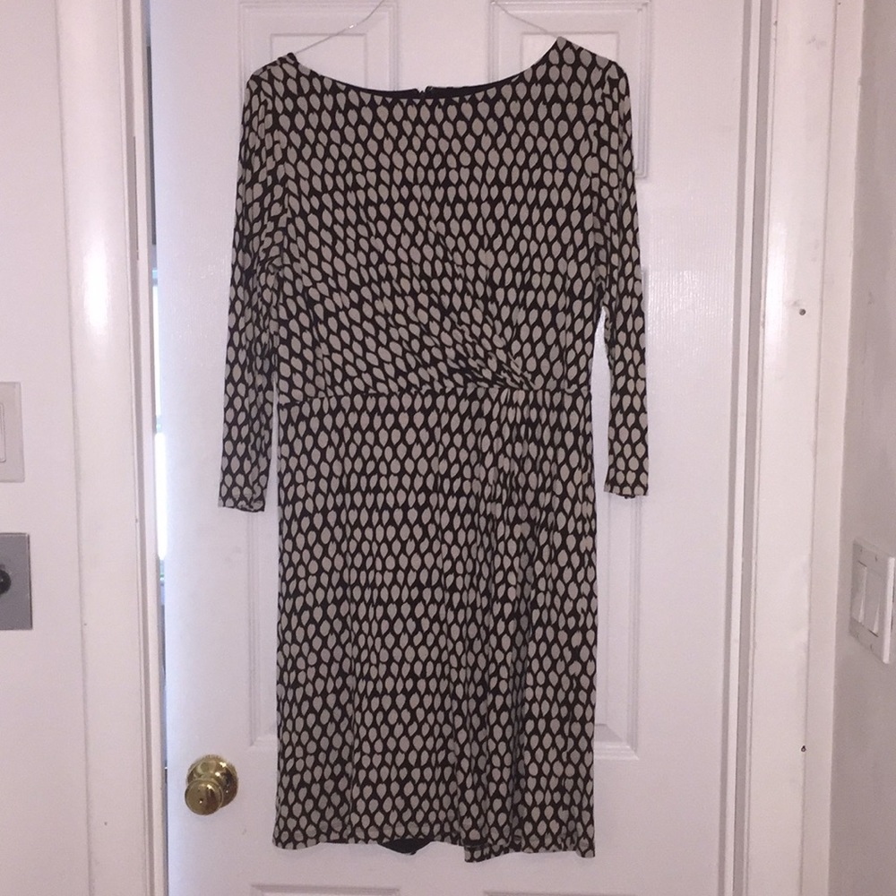 3/4 sleeve Boatneck style dress